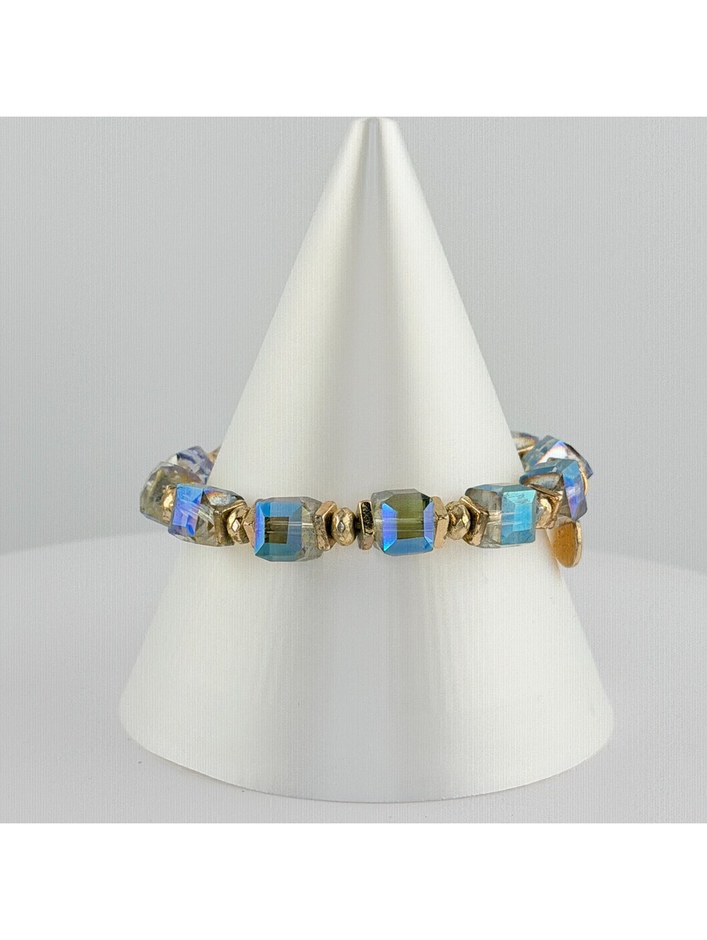 Bomb Party Single Stack Bracelet - on Yellow Gold #100